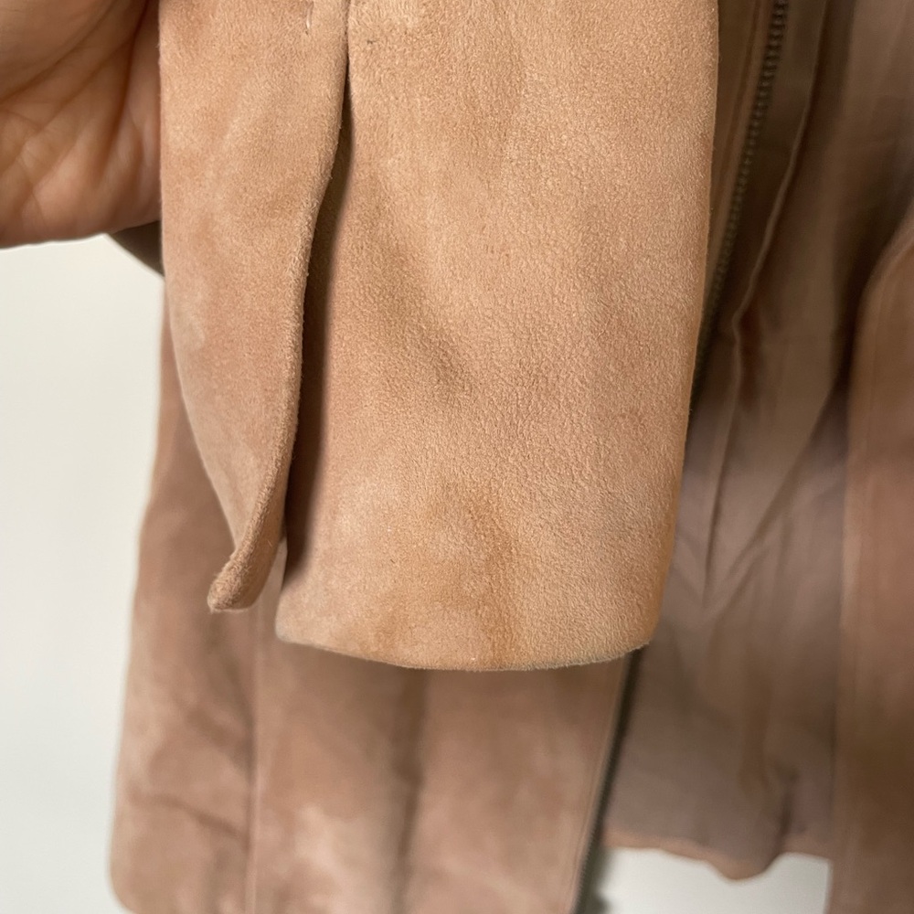 Vince Women's Light Pink Leather Jacket - Picture 7 of 8